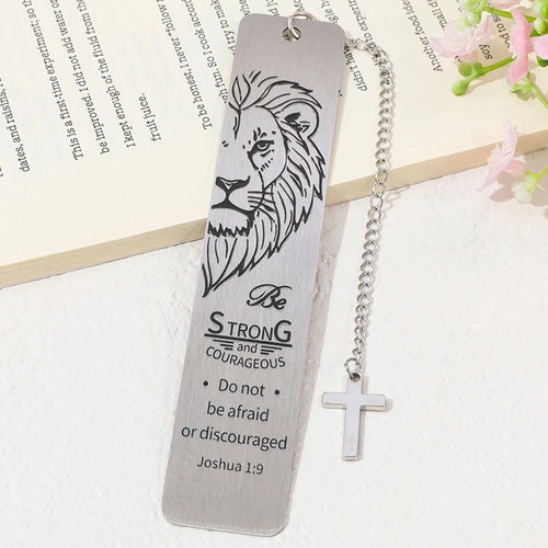 Lion of Judah – Engraved Metal Bookmark