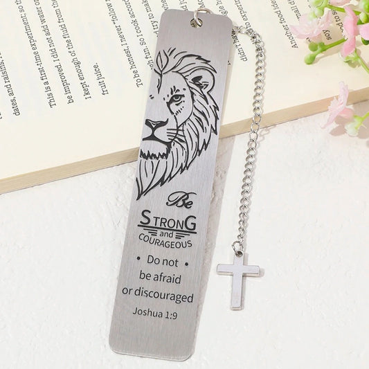 Lion of Judah – Engraved Metal Bookmark